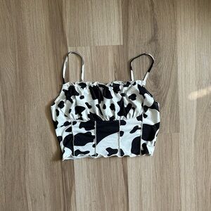 cow print tank